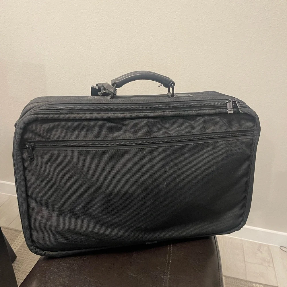 TUMI made in USA ballistic carryon large bag. Missing shoulder strap